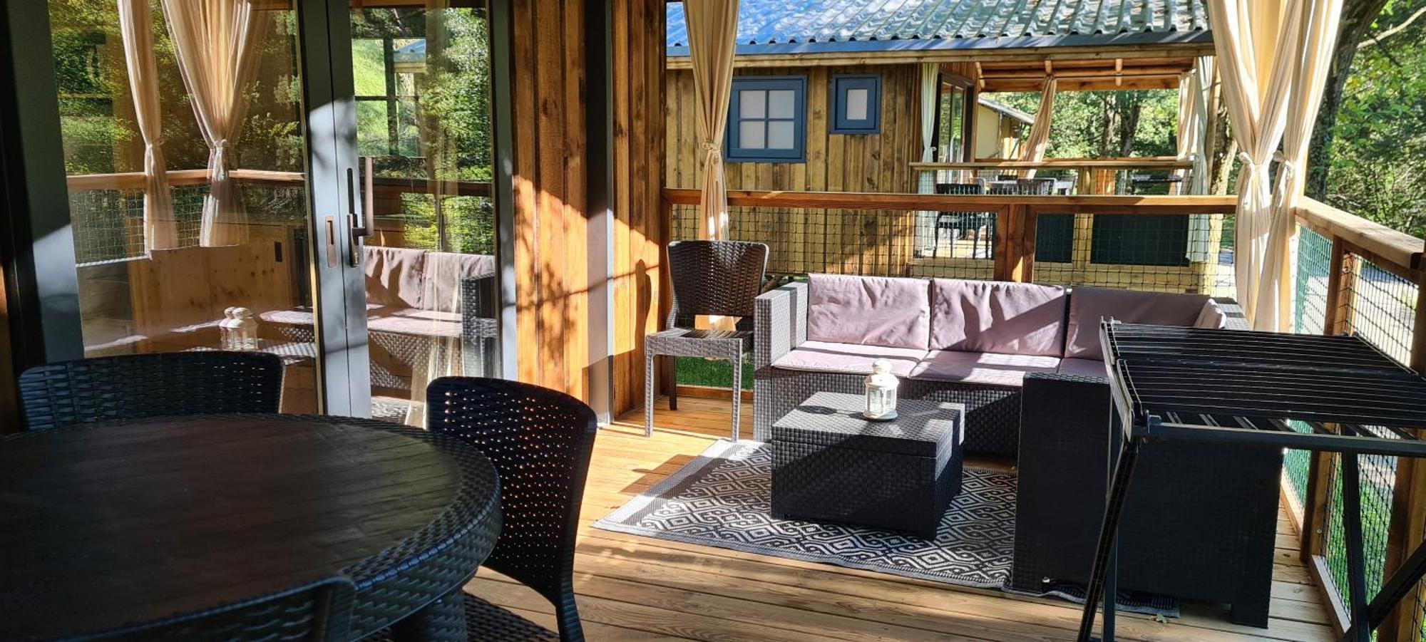 Camping Le Gallo Romain Barbieres Exteriör bild