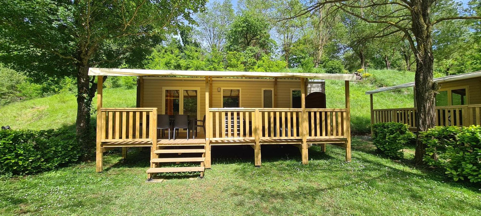 Camping Le Gallo Romain Barbieres Exteriör bild