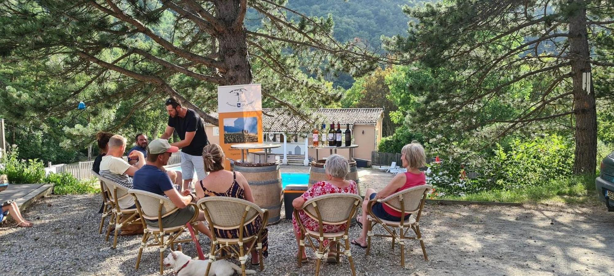 Camping Le Gallo Romain Barbieres Exteriör bild